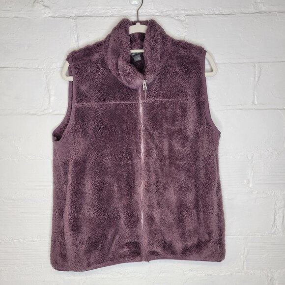 Eddie Bauer Jackets & Blazers - Eddie Bauer Women's XL Fleece Vest Purple